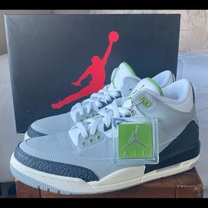Air Jordan 3 Retro Chlorophyll - Mens 10